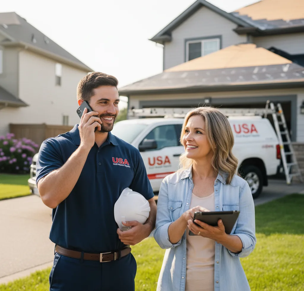 USA Roof Repair Experts customer support in Economy